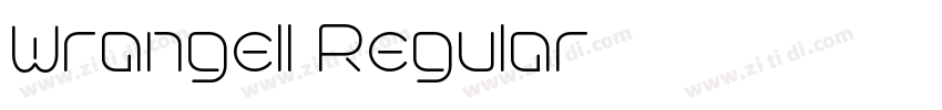 Wrangell Regular字体转换 Wrangell Regular字体转换